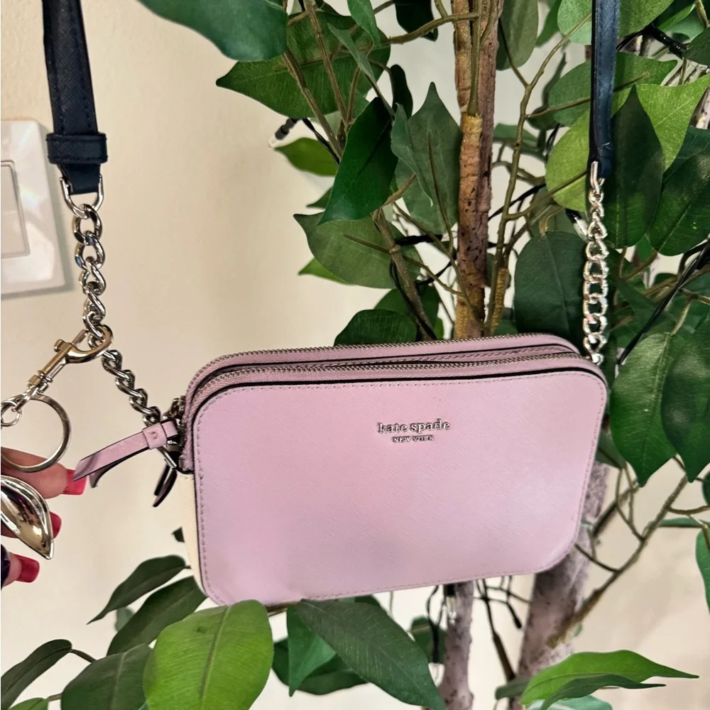 kate spade Crossbody with Purple Cherry Charm